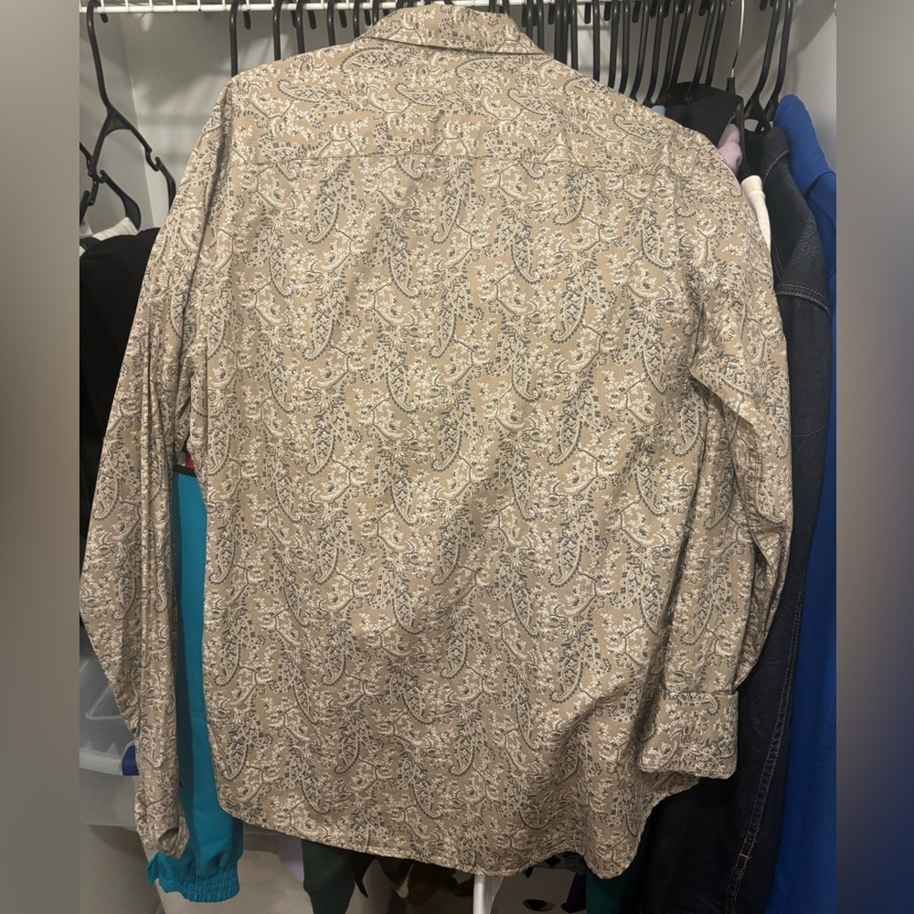 Perry Ellis Brindle Floral Shirt